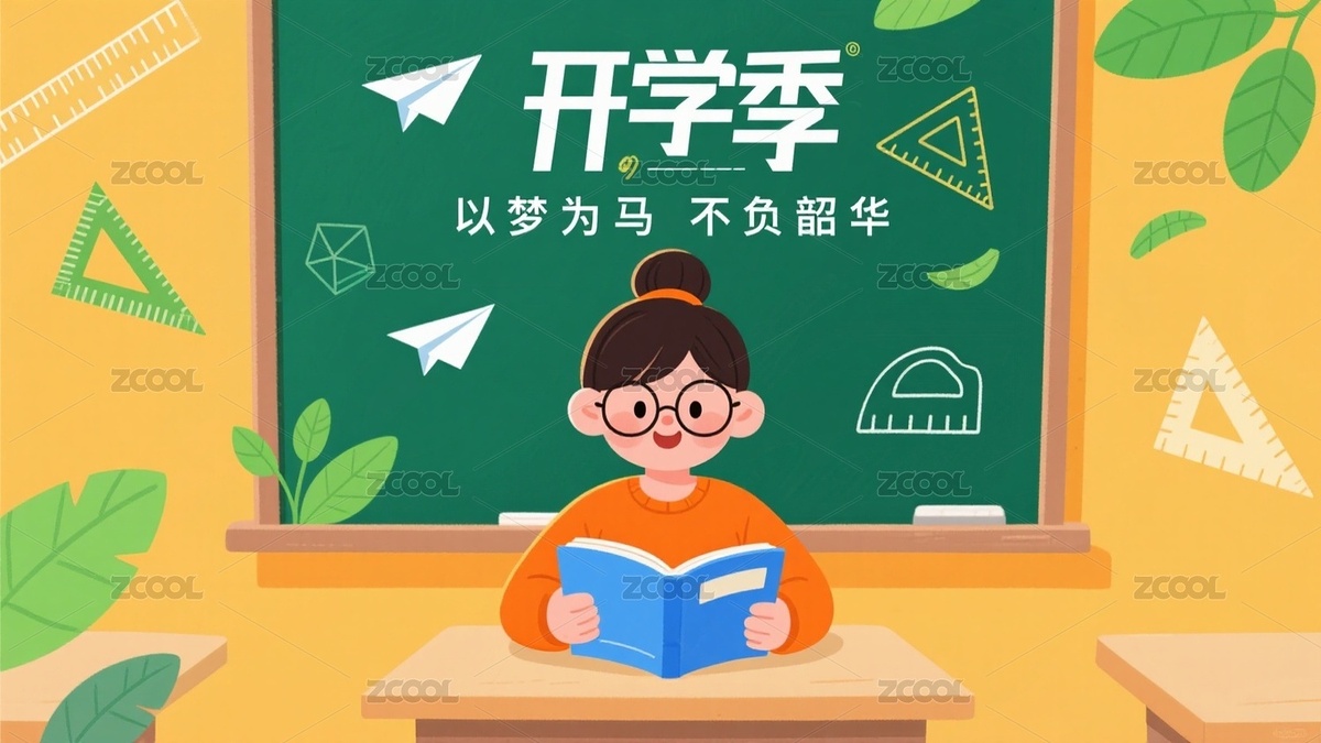 开学季插画背景（主预览-10156123） - 未分类 - 站酷设计师站酷素材原创素材 - 站酷ZCOOL