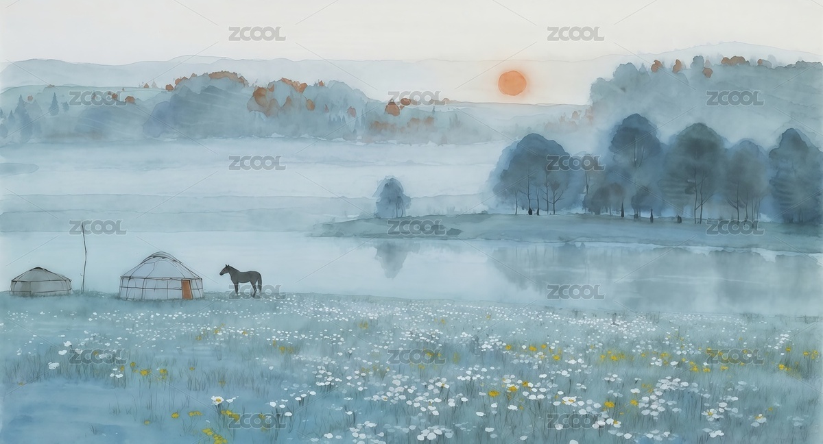 二十四節(jié)氣寒露霜降節(jié)氣插畫（主預覽-11328658） - 未分類 - 站酷設計師站酷素材原創(chuàng)素材 - 站酷ZCOOL