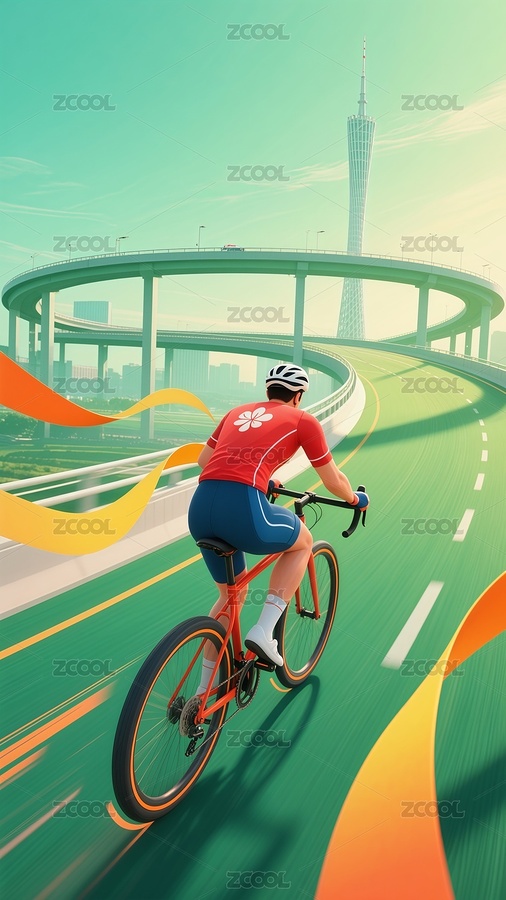 全運(yùn)會(huì)競(jìng)技體育比賽運(yùn)動(dòng)插畫（主預(yù)覽-10099039） - 未分類 - 站酷設(shè)計(jì)師站酷素材原創(chuàng)素材 - 站酷ZCOOL