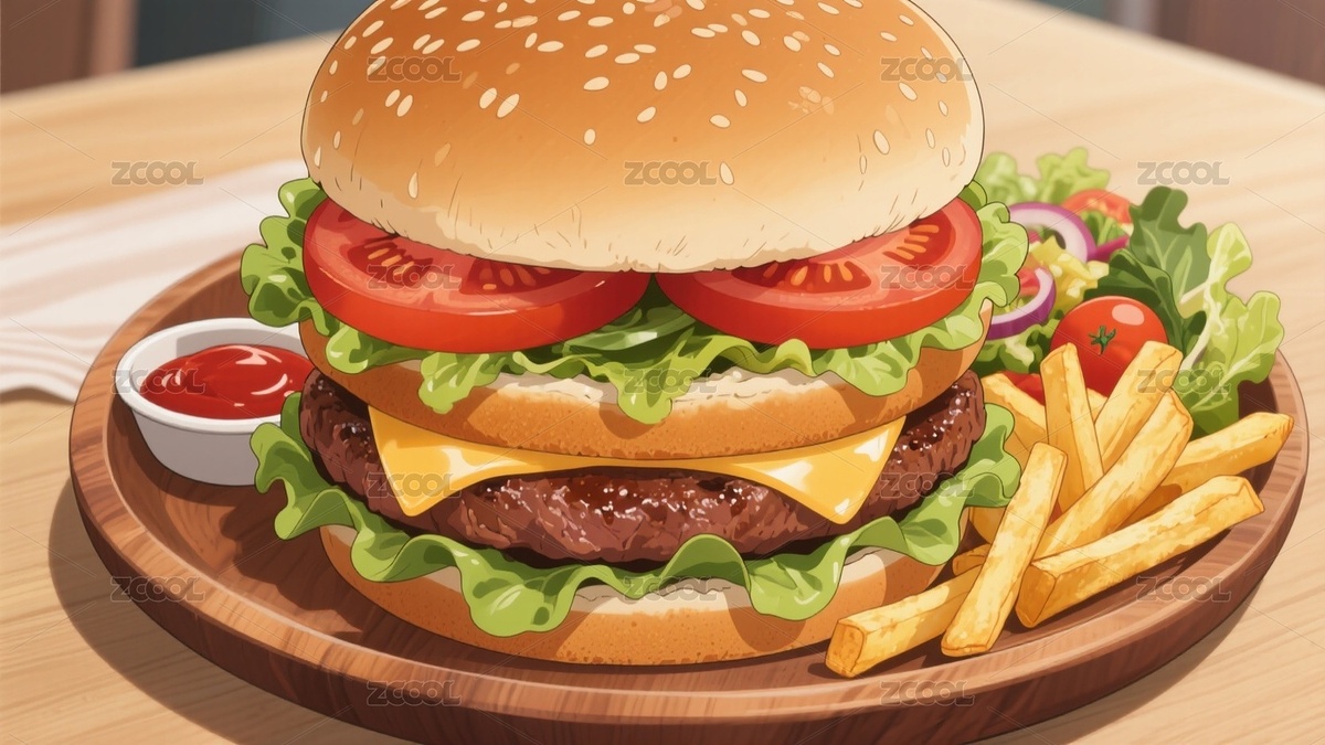 餐饮插画背景素材（主预览-10590342） - 未分类 - 站酷设计师站酷素材原创素材 - 站酷ZCOOL