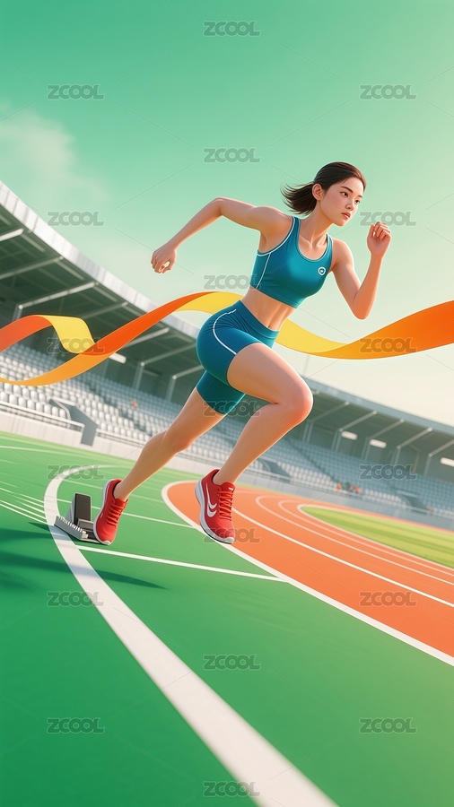 全運(yùn)會(huì)競(jìng)技體育比賽運(yùn)動(dòng)插畫（主預(yù)覽-10099094） - 未分類 - 站酷設(shè)計(jì)師站酷素材原創(chuàng)素材 - 站酷ZCOOL