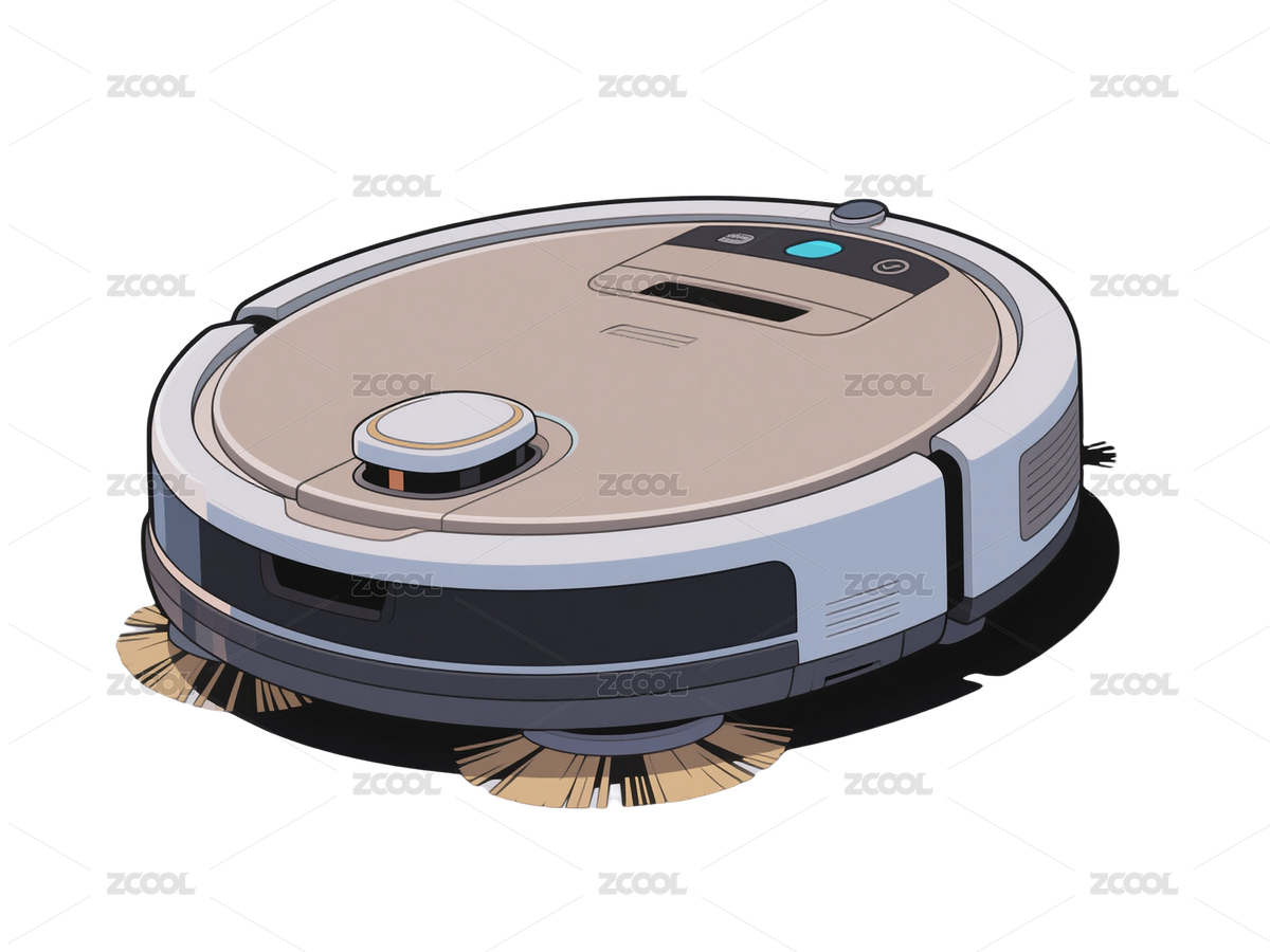 電器數(shù)碼免摳素材-二次元風(fēng)格掃地機(jī)器人（主預(yù)覽-10411598） - 未分類 - 站酷設(shè)計師站酷素材原創(chuàng)素材 - 站酷ZCOOL