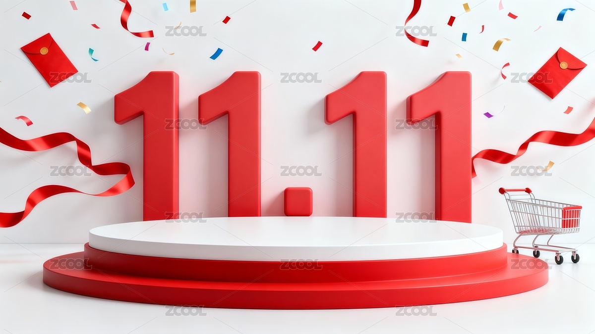 双11电商展台插画（主预览-11471109） - 未分类 - 站酷设计师站酷素材原创素材 - 站酷ZCOOL