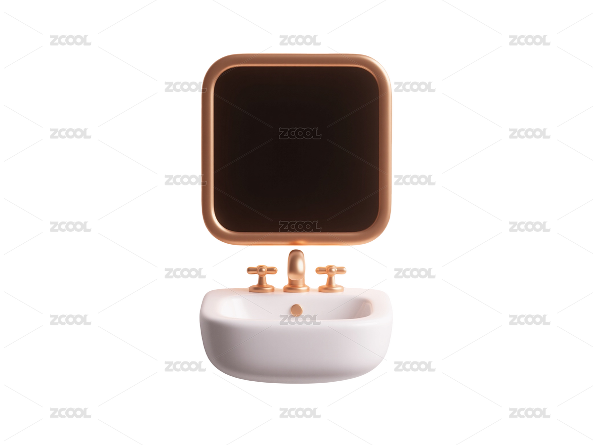 3D卡通洗手池-家居免摳素材（主預(yù)覽-10541511） - 未分類 - 站酷設(shè)計師站酷素材原創(chuàng)素材 - 站酷ZCOOL